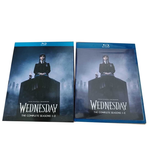 Wednesday: The Complete Seasons 1-2 (2025, 4-Disc BR Set)