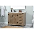 thumbnail image 2 of Elegant Kitchen and Bath 42 inch Single bathroom vanity in natural oak with backsplash, 2 of 8