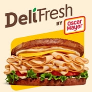 Oscar Mayer Deli Fresh Honey Smoked Turkey Breast Sliced Deli Meat, 1 Pack, for Sandwiches and Easy Lunches, Made With 100% Turkey Breast, No Artificial Preservatives, 9 oz