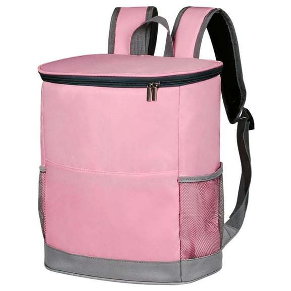 20 Cans Cooler Backpack, Soft Sided Cooler Bag, Insulated Leak Proof Waterproof Lunch Cooler Bag for Travel Beach Camping Office,Pink