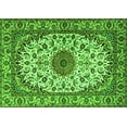 thumbnail image 1 of Ahgly Company Indoor Rectangle Medallion Green Traditional Area Rugs, 8' x 12', 1 of 1