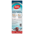 Simple Solution Disposable Dog Diapers for Male Dogs, Absorbent Male