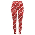 thumbnail image 5 of Arlun Christmas Workout Leggings for Women Snowman Snowflake Full Printed High Waisted Casual Leggings Workout Gym Sports Soft Comfort Stretch Yoga Pants Red3 M, 5 of 5