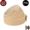 thumbnail image 2 of ELW Belt Blanks Strips/Straps 8/9 oz. 3.2-3.6mm Thickness Size 3-3/4"x72" Full Grain Import Natural Cowhide Vegetable Tanned Leather for Tooling, Engraving, Embossing, Molding, & Dyeing, 2 of 8