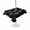 Black, variant on Outdoor Tablecloth with Umbrella Hole for Patio/Picnic/Party/Camping, Farmhouse Dandelion Waterproof Table Cloth Round Cover Washable, Spring Modern Country Flower Black Beige (Dia 60")