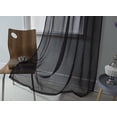 thumbnail image 6 of RT Designers Collection Astro Textured Rod Pocket Curtain Panel 54" x 90" Black, 6 of 7