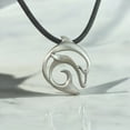 thumbnail image 2 of Dolphin Necklace Pewter Pendant- Dolphin Gift for Women and Men, Dolphin Necklaces, Gifts for Dolphin Lovers, Sea Life Jewelry, Dolphin Charm, 2 of 10