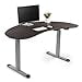 thumbnail image 3 of EUREKA ERGONOMIC Bureau Debout Électrique 70 Pouces Bureau de Bureau à Domicile Table de Bureau Courbée, Bureau Assis-Debout à Hauteur Réglable, Postes de Travail Informatiques en Forme de Noix de Cajou, Bois Fumé, 3 of 4