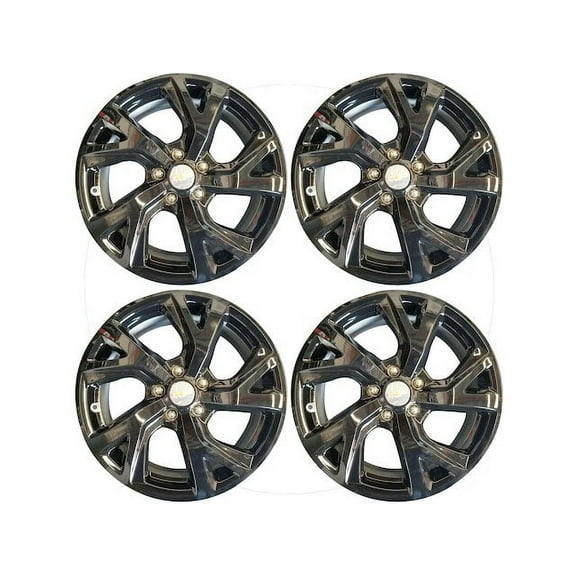 CCI "Wheel Covers" Automotive Grade ABS Glossy Black fits 2018 - 2021 Chevy Equinox, 4 Pack