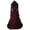 Red, variant on ibiyuan Women Hooded Gothic Dress Medieval Corset Renaissance Dress Victorian Long Sleeve Dress Halloween Outfits