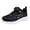 Black, variant on Daznico Girls Lightweight Running Sneakers Breathable Mesh Casual Sports Shoes for Kids,11-11.5 Years