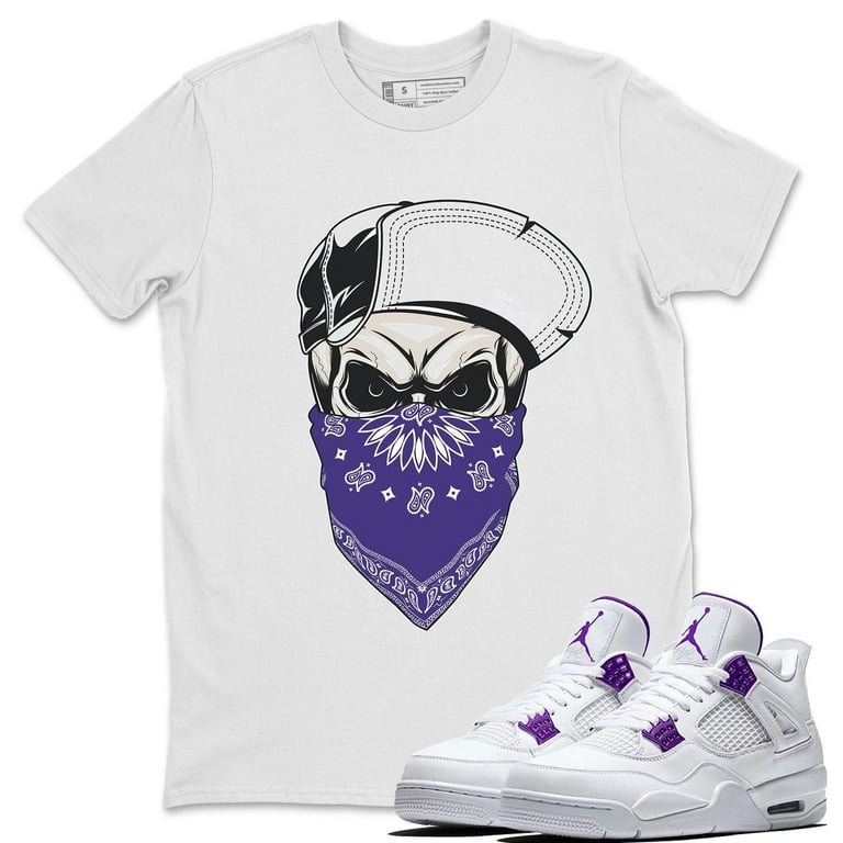 White and purple jordan 4 new arrivals