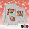 thumbnail image 2 of AWZXDE Christmas Pajamas Pyjama Tuxedo pour Famille Imprimé Lettre Manches Longues Col Rond Chandail à Capuchon Femme,P, 2 of 6