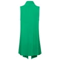 thumbnail image 4 of Made by Olivia Women's [Made in USA] Open Front Draped Waterfall Sleeveless Shawl Cardigan Vest (S-3XL), 4 of 4