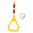 thumbnail image 3 of Anillas de gimnasia, barras de mono, anillas de gimnasio seguras para entrenar, accesorios para el patio. Amarillo, 3 of 8
