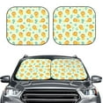 thumbnail image 2 of Daiia Cute Baby Lion 2PCS Car Windshield Sun Shade, Foldable Sun Shield for Car Front Window, Auto Sun Blocker Visor Protector Universal for Truck SUV Pickup-Medium, 2 of 7