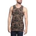 thumbnail image 3 of G-Style USA Men's Straight Hem Long Length Tank Top TT60 - New Olive Camo - 2X-Large, 3 of 7