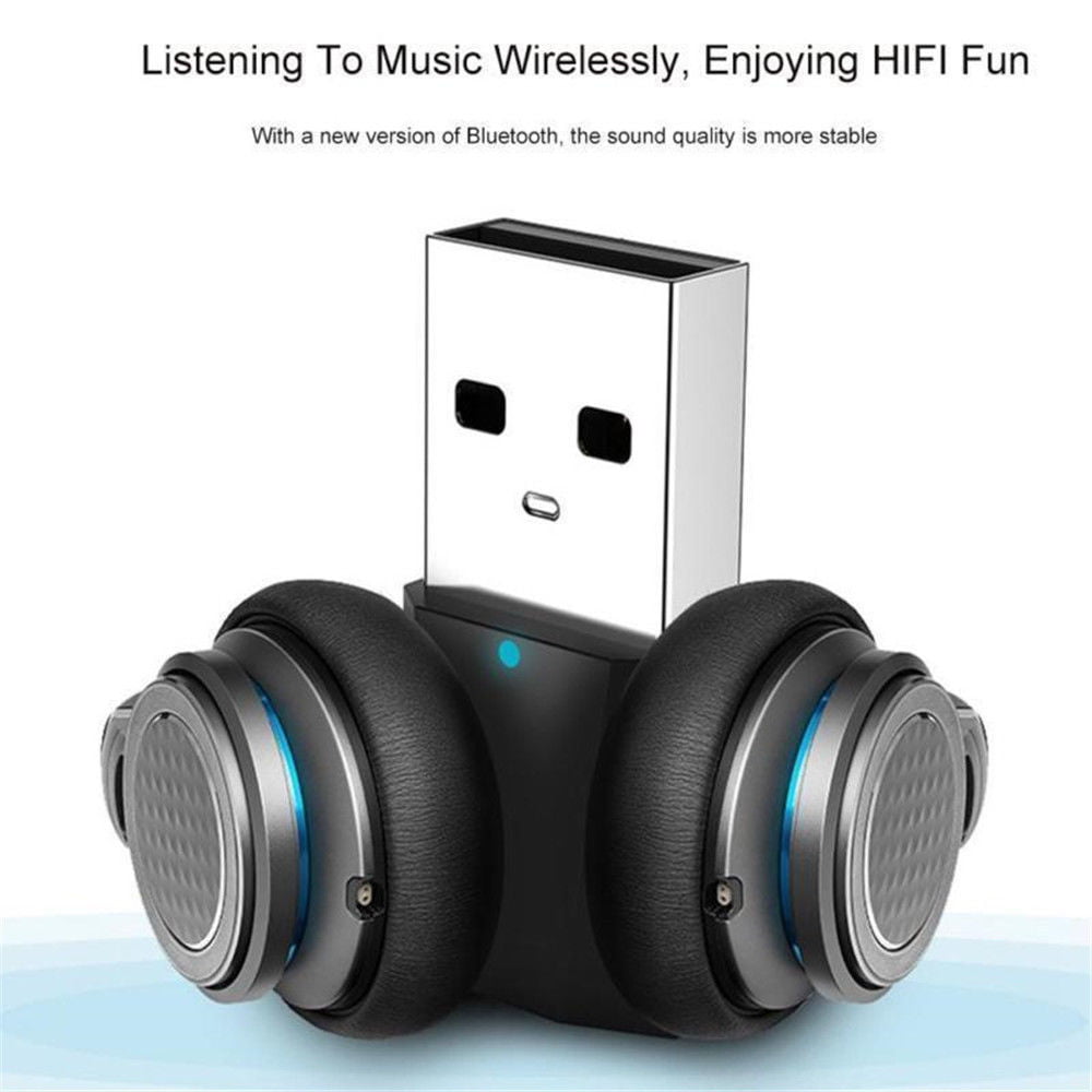 USB Bluetooth 4.2 Audio Transmitter Adapter For TV PC MP3 MP4 Speaker Headphone 