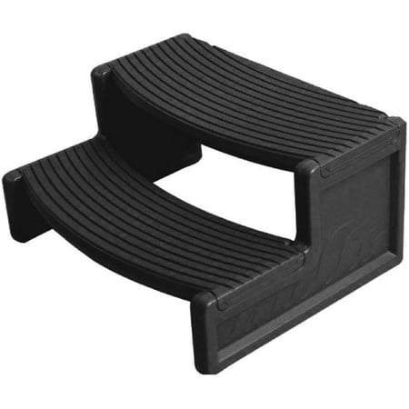 resin multi purpose spa  hot tub hi-step steps, black