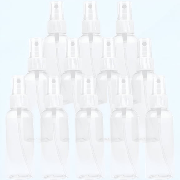 ACDANC 12 Pack 2 oz Fine Mist Spray Bottles,Transparent Plastic,Refillable