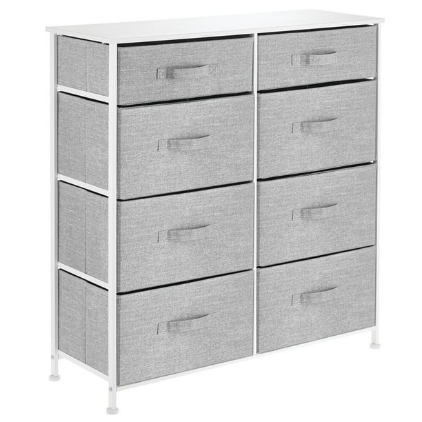 Mdesign Storage Dresser Furniture Tall, Closet Dresser Furniture