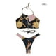 thumbnail image 3 of Sonducket Tankini estampado bohemio cintura alta Split traje de baño Push-up Bra Panty Pool Party traje de baño señora adultos Ropa interior Pantalón sujetador rosa L NO6 Sonducket AP010459-07, 3 of 6