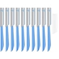 thumbnail image 1 of Women's Facial Razor Eyebrow Shaver Razor Brow Shaper Eyebrow Trimmer Dermaplaner Shaping Tool with Cover Blue, 1 of 5