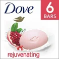 thumbnail image 2 of Dove Beauty Bar Gentle Skin Cleanser Rejuvenating More Moisturizing Than Bar Soap For Softer and Smoother Skin 3.75 oz, 6 Bars (Pack of 12), 2 of 2