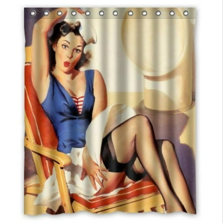Special Design Y Pin Up Waterproof Bathroom Fabric Shower Special Design Y Pin Up Waterproof Bathroom Fabric Shower Curtain Decor 60