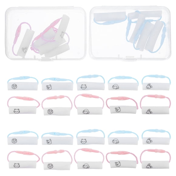 COSMOBETTY 80Ud Etiquetas Impermeables Para Mochilas Zapatos Y Con Llavero De Nylon