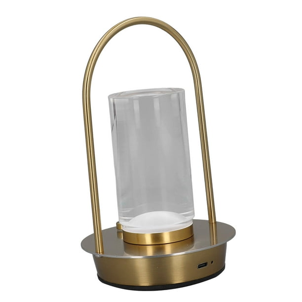Lámpara De Mesa Inalámbrica, Lámpara De Mesa Con Control Táctil LED USB Tipo C Recargable Para Comedor