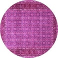thumbnail image 1 of Ahgly Company Indoor Round Persian Pink Traditional Area Rugs, 8' Round, 1 of 4