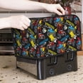 thumbnail image 7 of Balery Monster Car Pattern Oven Cover Kitchen Bread Machine Protector, 4 Slice Toaster Cover for Home, Anti Dust Fingerprint Coaster Cover, 7 of 7