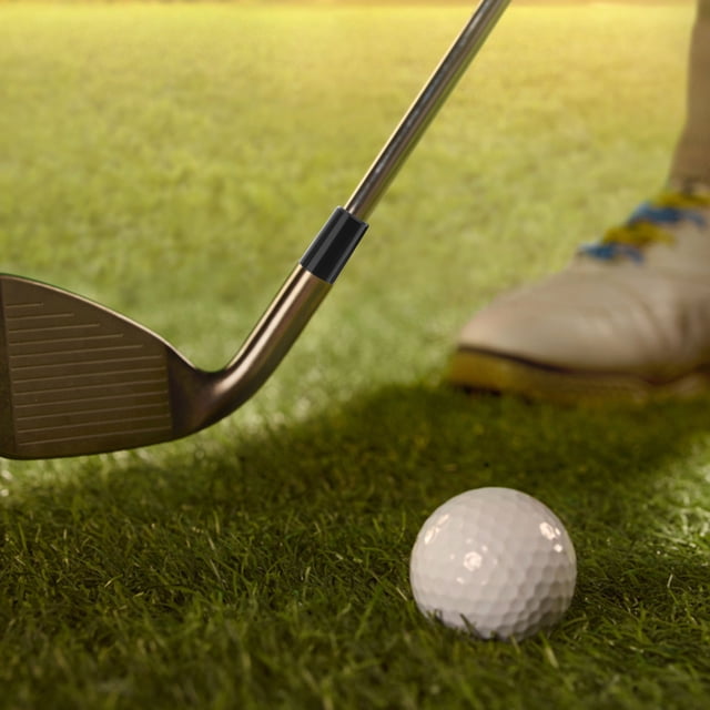 ADDHAT 2Ud Cubiertas De Plástico Para Shaft De Hierros En Color Negro Para Golf