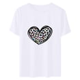 thumbnail image 4 of Mchoice Summer Tops for Women 2023 Trendy Fashion Graphic Printing White Shirts Harajuku Round Neck Loose Blouse Tees, 4 of 7