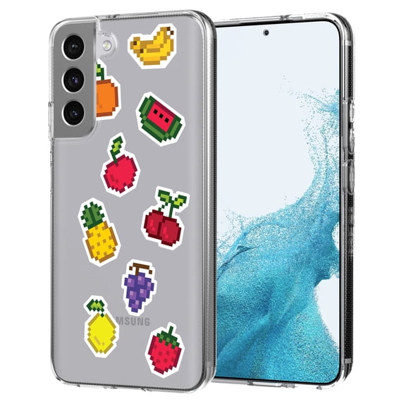 TalkingCase Slim Case Cover Compatible for Samsung Galaxy S22 Plus+ 5G, Banana pineapple Print, Lightweight,Flexible,Soft, USA