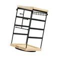 thumbnail image 4 of yotijay Rotating Jewelry Organizer Display Jewelry Display Rack Elegant Tabletop Earring Black, 4 of 9