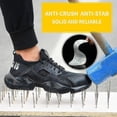 thumbnail image 3 of Steel Toe Cap Shoes Mens Lightweight Puncture-proof Safety Trainers, 3 of 5
