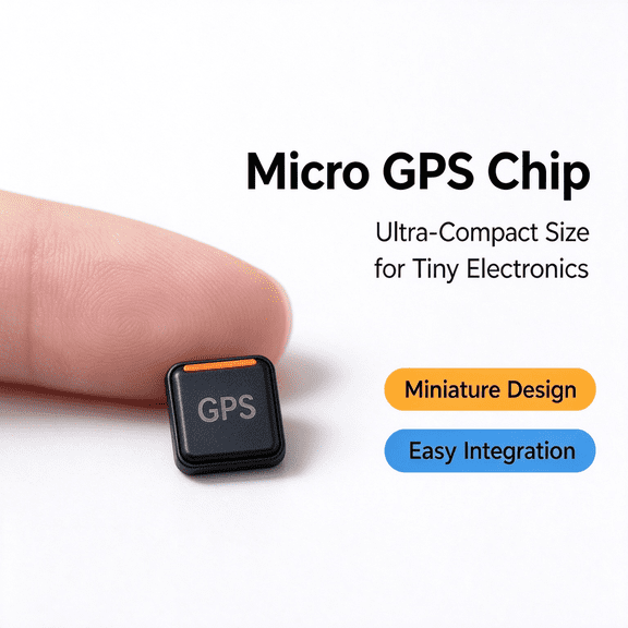 Ultra Mini GPS Tracker, 1cm Tiny Portable Real Time GPS Locator with Location History & Movement Alerts for Vehicle, Luggage, Backpack, Valuables Tracking