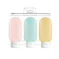 thumbnail image 1 of 3Pack Toiletries Travel Bottle,180ml Travel Container,BPA Free Leak-Proof Travel Tube Refills Liquid Travel Accessories with Shower Makeup Bag, 1 of 11