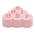 thumbnail image 1 of OUSITAID Moule à Crème Glacée en Silicone en Forme de Triangle/Rectangle à 6 Compartiments pour Cuisine DIY, 1 of 12