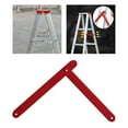 thumbnail image 4 of 2Pcs Aluminum Step Ladder Hinge Tie Rod Reinforced Tie Rod for Folding Step Herringbone Ladder 34cm, 4 of 9