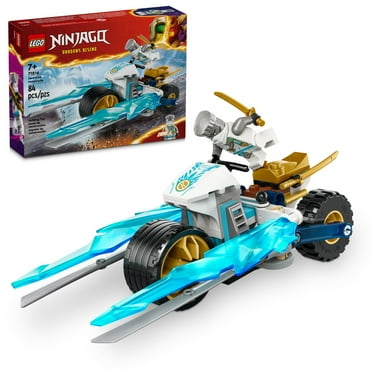 LEGO NINJAGO Zane’s Ice Motorcycle Toy with 1 Minifigure, Ninja Gift for Kids Ages 7 and up, 71816