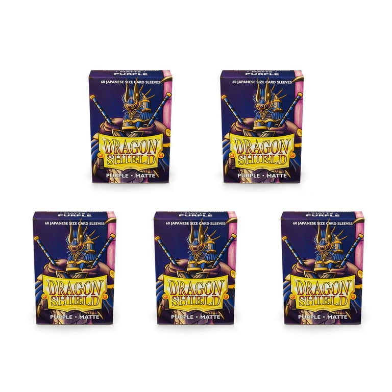 Card Sleeves Dragon Shield Matte Mini Japanese - 60 Count, Purple, 120  Micron (For 59x86mm Cards) Ultimate Guard Katana