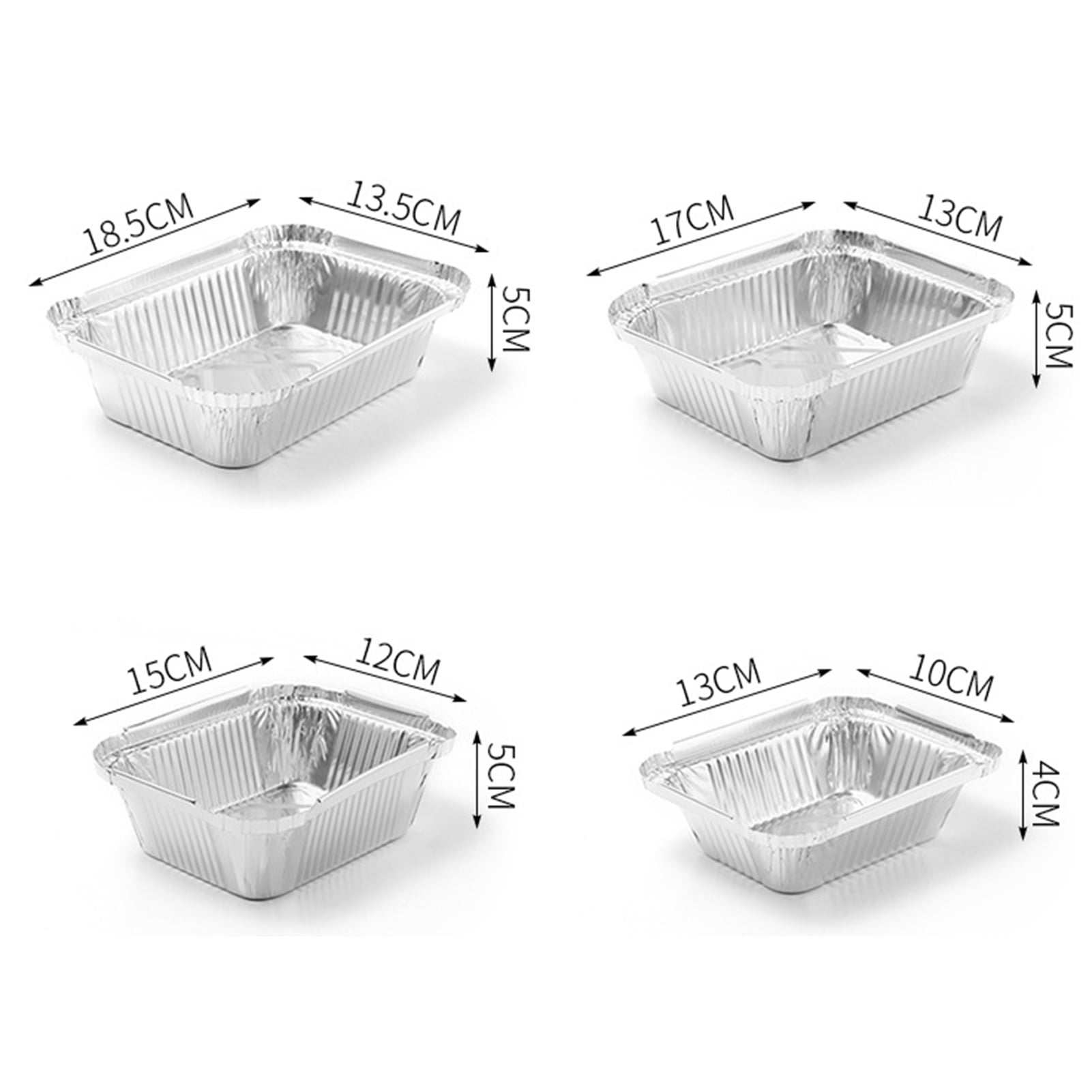 Littleduckling 50Pcs Mini Loaf Pans with Lids Spoons and Sealing