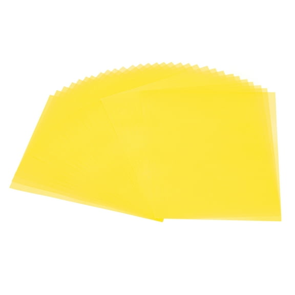 Uxcell 30 Sheets Vellum Paper 8.5 x 11 inch, Printable Translucent Paper for Invitations, 100GSM, Yellow