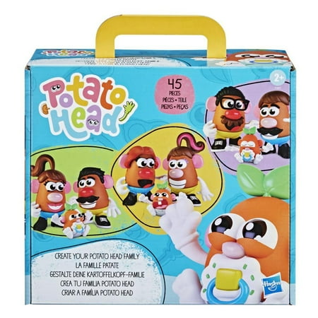 Potato Head Create Your Potato Head Family Toy for Kids Ages 2 and Up, Includes 45 Pieces to Create and Customize Potato Families