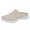 Beige, variant on Womens Mules Breathable Mesh Arch Support Comfortable Casual Open Back Slip on Walking Shoes