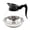 Black, variant on 1 Pack Commercial Coffee Decanter 64oz 1.8L 12 Cup (Black), Plastic Body with Stainless Steel Bottom & Ergonomic Handle, Perfect for Serving Coffee at various commercial occasions