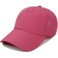 thumbnail image 4 of ORUYROP Quick Drying Ponytail Hat for Women Criss Cross Adjustable Baseball Cap UV Protection Sun Hats, 4 of 5
